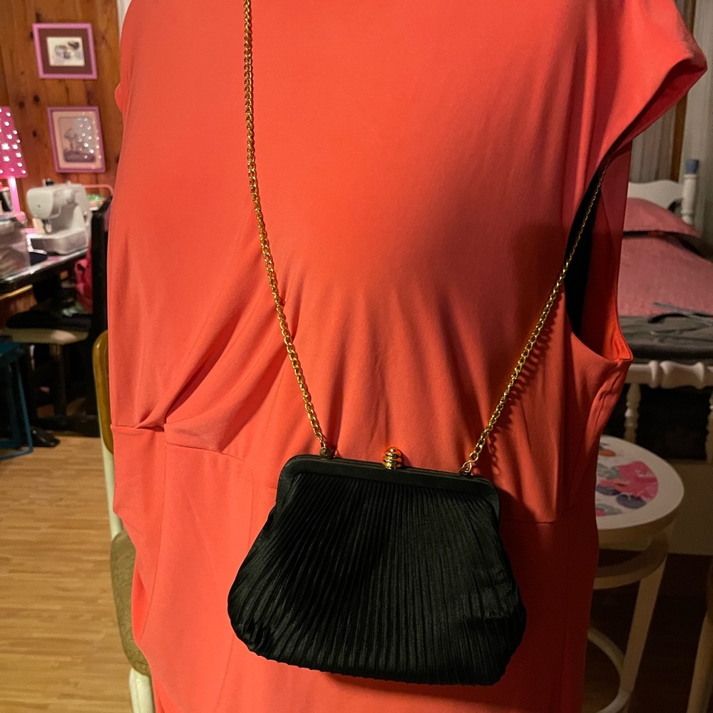 Black Satin Crossbody